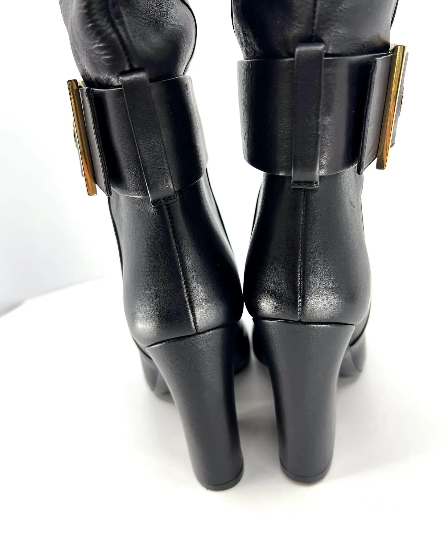 GUCCI LEATHER KESHA KNEE HIGH BOOTS