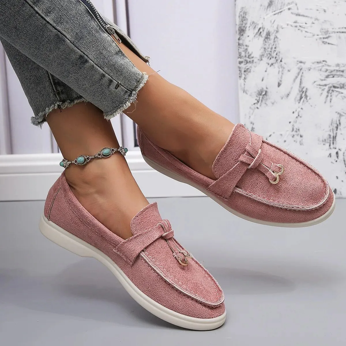 Hanger Decor Flat Loafers