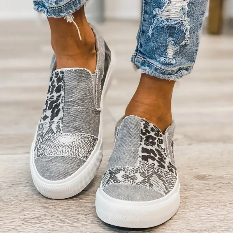 Judie Chic Patchwork Loafers