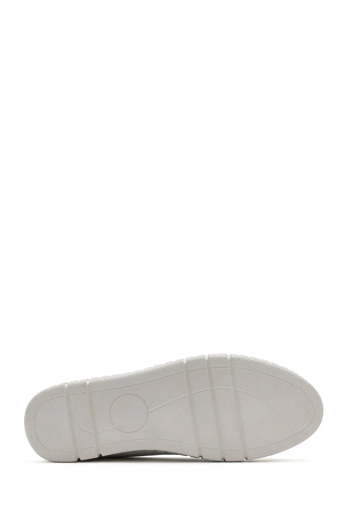Kadın Beyaz Deri Comfort Loafer