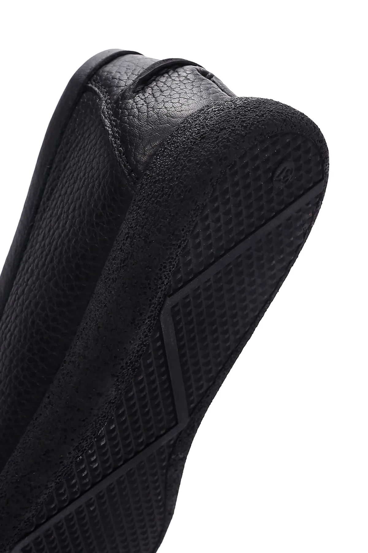 Kadın Siyah Deri Comfort Loafer