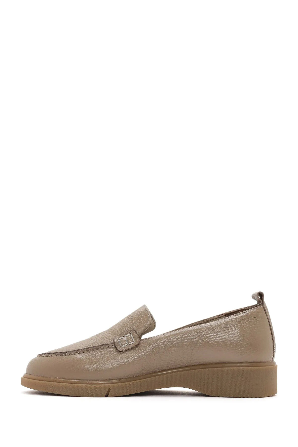 Kadın Vizon Deri Comfort Loafer