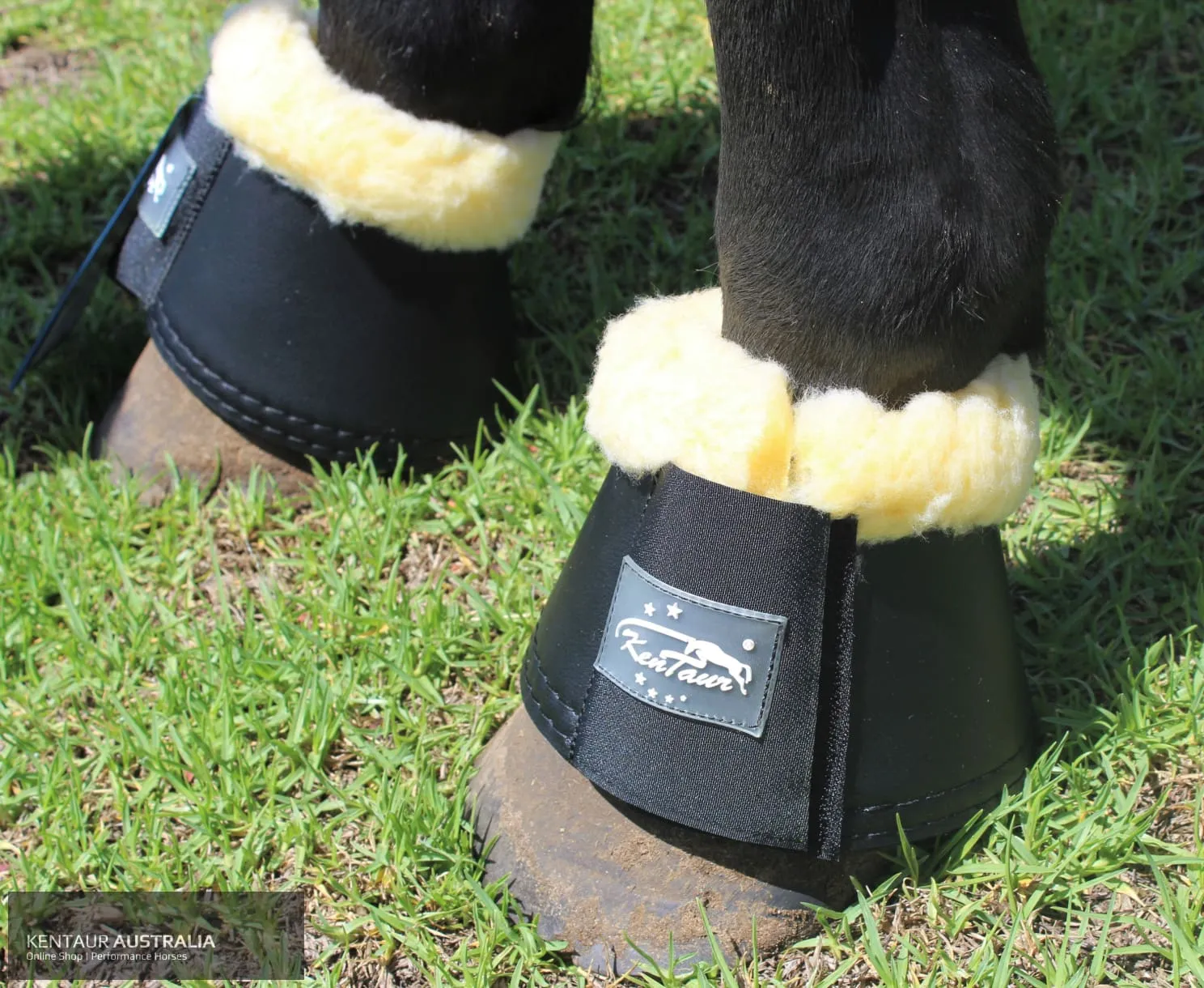 Kentaur Leather Bell Boots With Genuine Sheepskin
