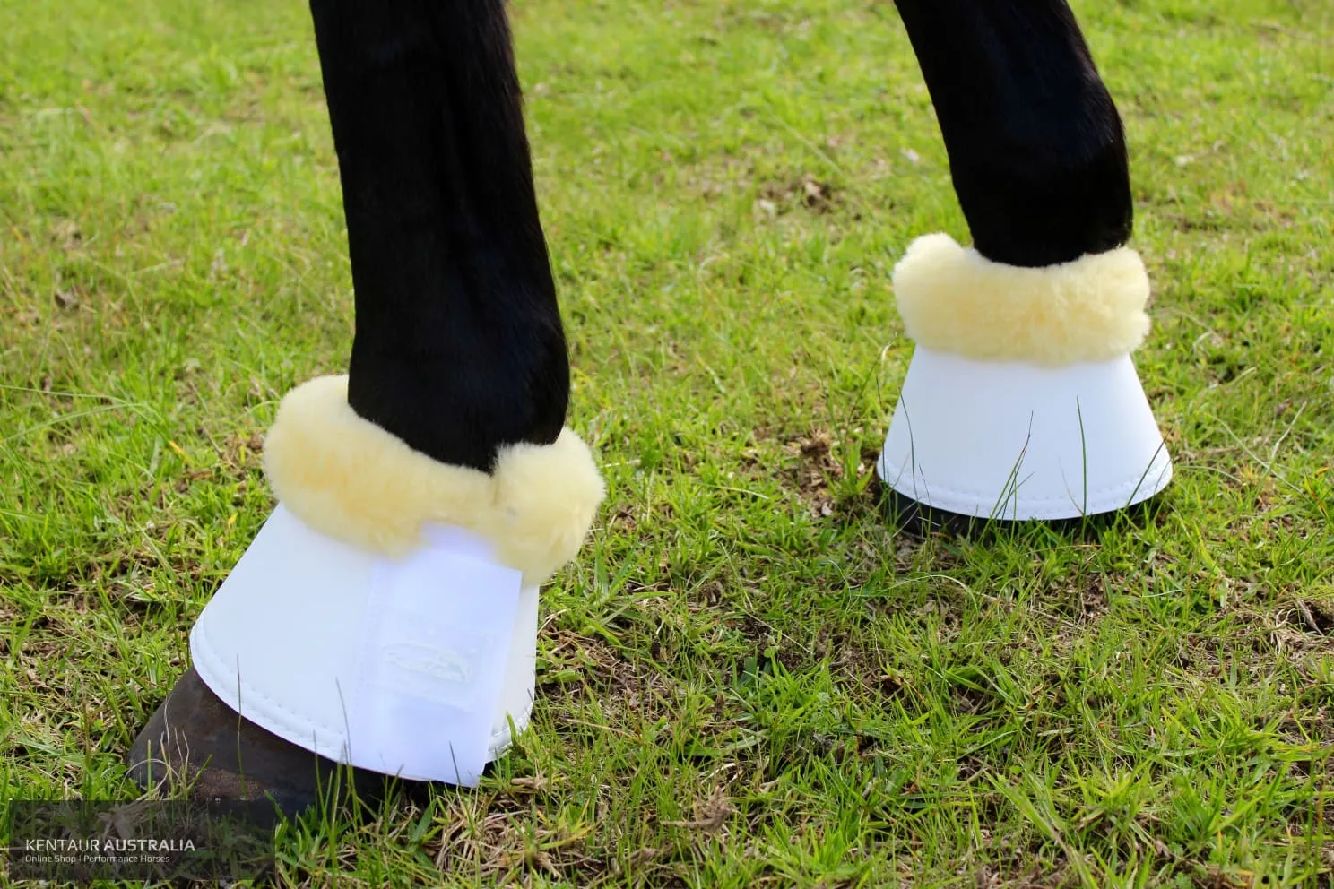 Kentaur Leather Bell Boots With Genuine Sheepskin