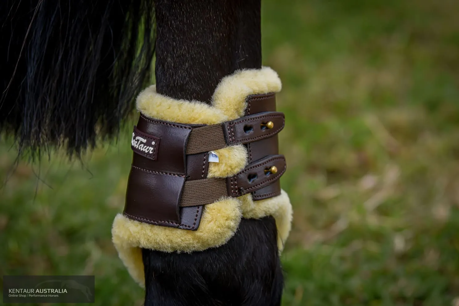 Kentaur ‘Oxford’ Sheepskin Hind Show Jumping Boots