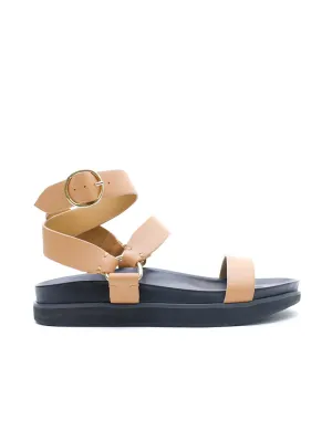 La Tribe Platform Sandal - Light Tan