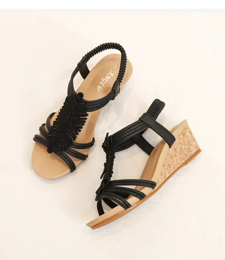 Large Slimming Platform Women's Sandals