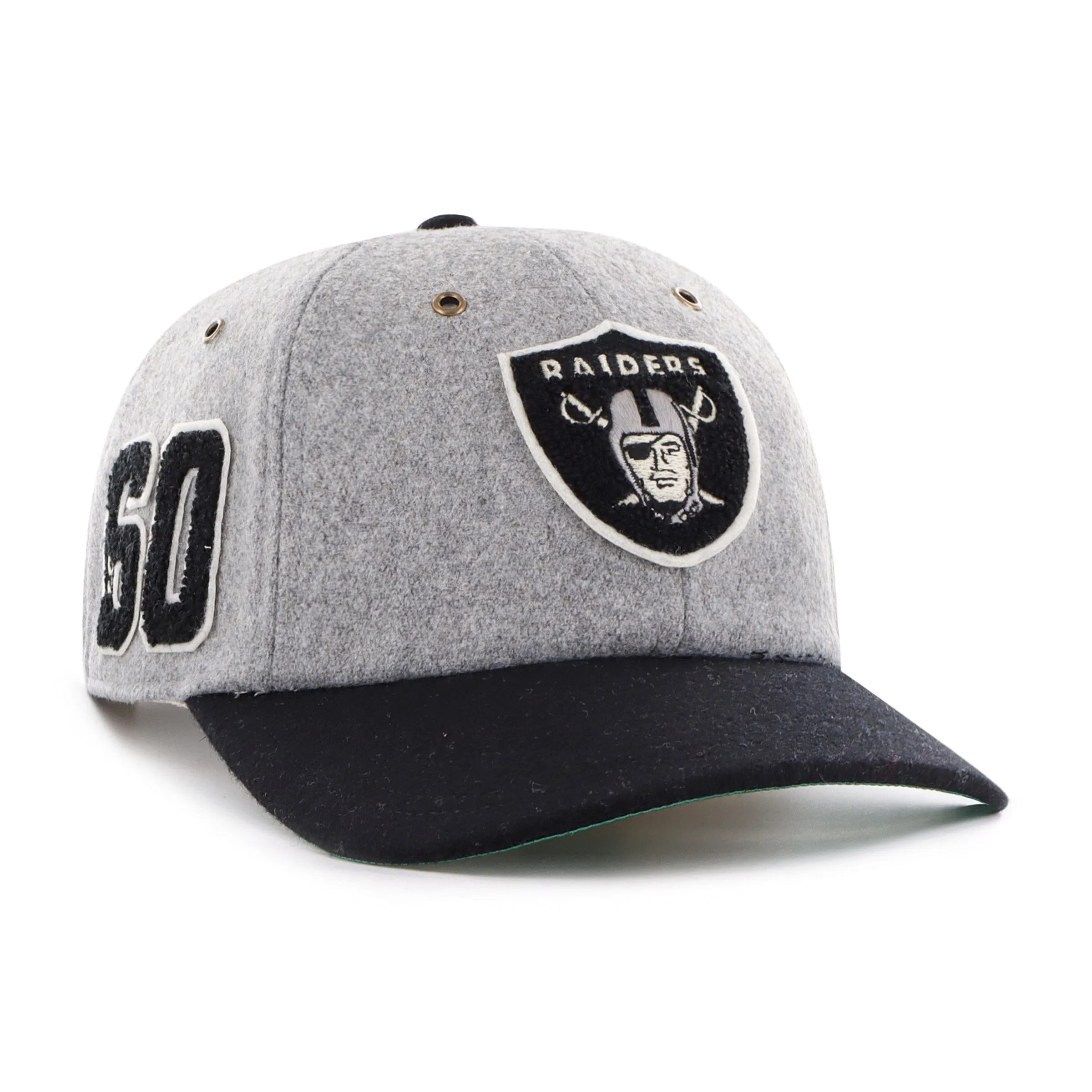 LAS VEGAS RAIDERS OFF CAMPUS '47 CLEAN UP MID FIT