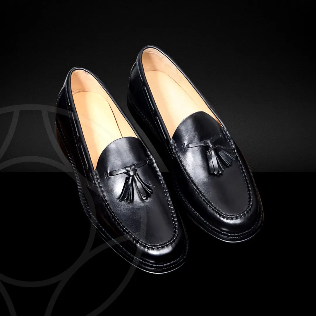 LENNOX Classic Loafer Crafted In Hand Patina Leather