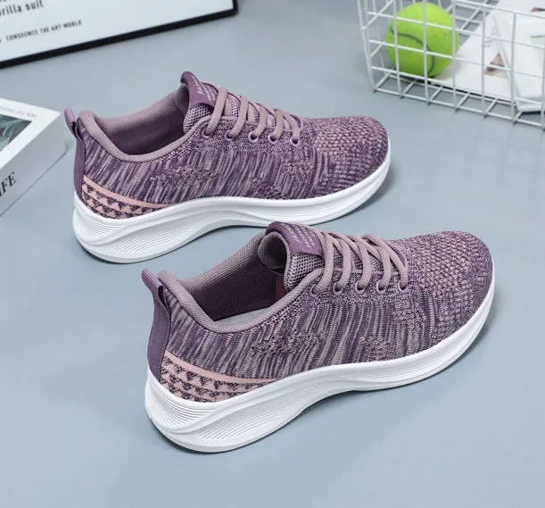 Lightweight and Breathable Two-Tone Training Shoes for Women