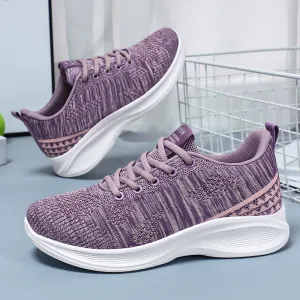 Lightweight and Breathable Two-Tone Training Shoes for Women