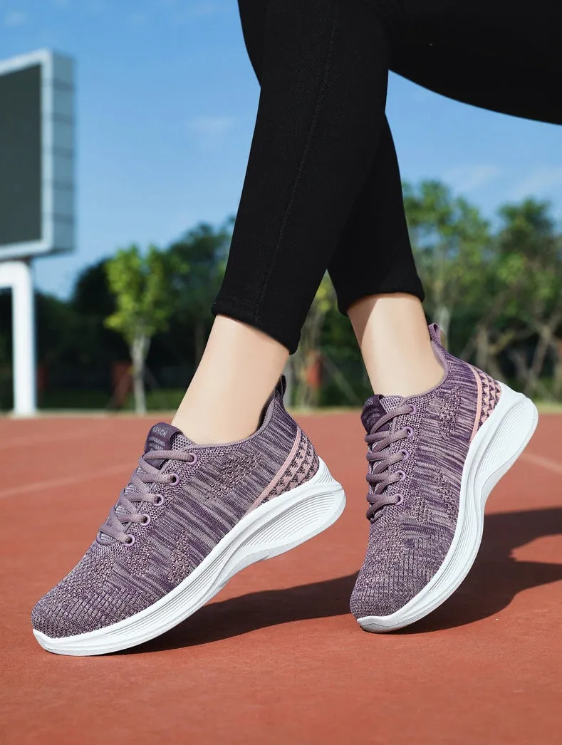 Lightweight and Breathable Two-Tone Training Shoes for Women