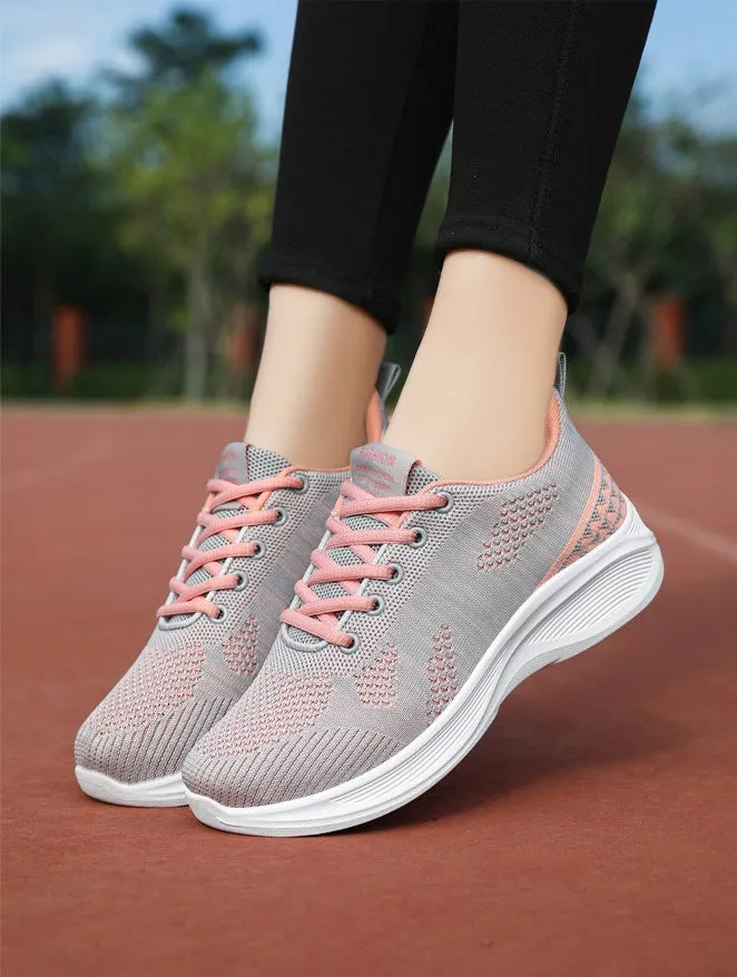 Lightweight and Breathable Two-Tone Training Shoes for Women