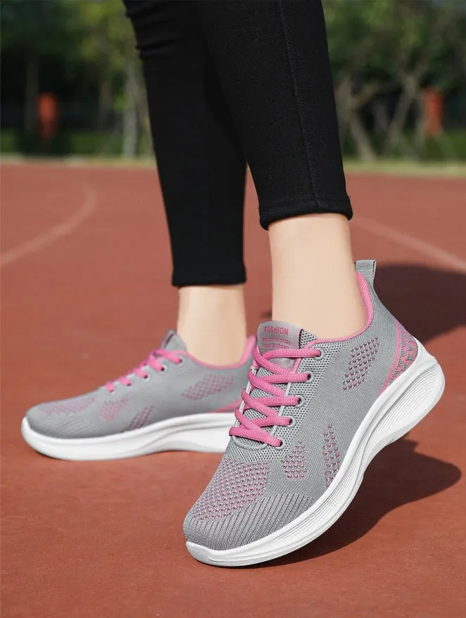 Lightweight and Breathable Two-Tone Training Shoes for Women