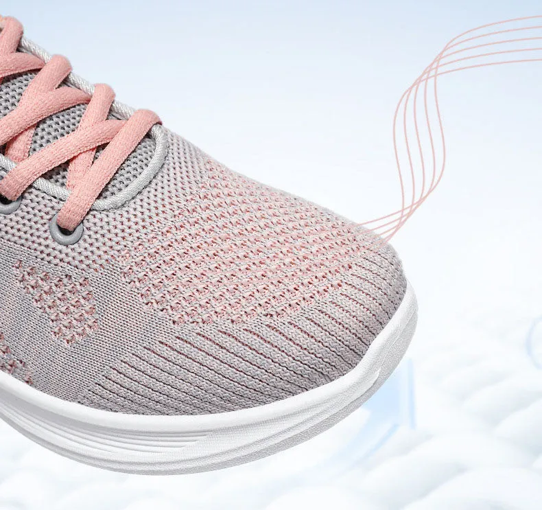 Lightweight and Breathable Two-Tone Training Shoes for Women