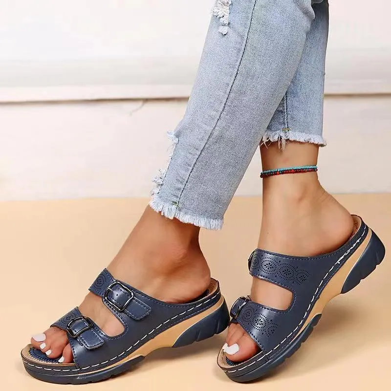 Liv™ | Stylish Orthopedic Leather Sandals