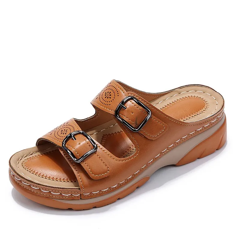Liv™ | Stylish Orthopedic Leather Sandals