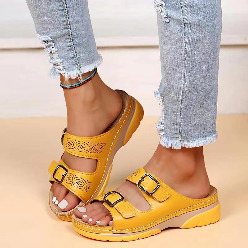 Liv™ | Stylish Orthopedic Leather Sandals