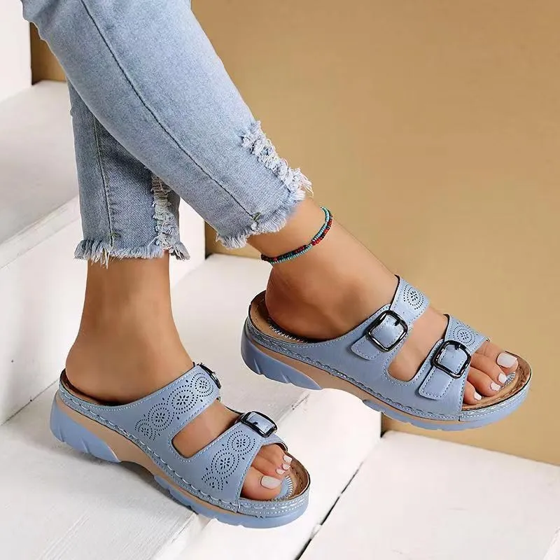 Liv™ | Stylish Orthopedic Leather Sandals
