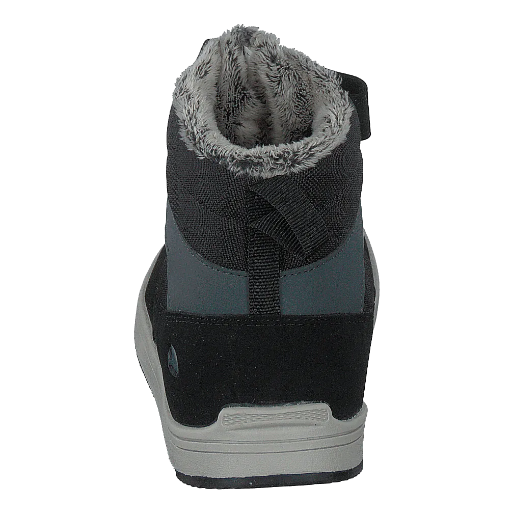 Lucas Mid WP Warm Jr Black/Grey
