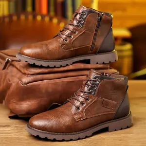 MATS® | Leather boots with zip