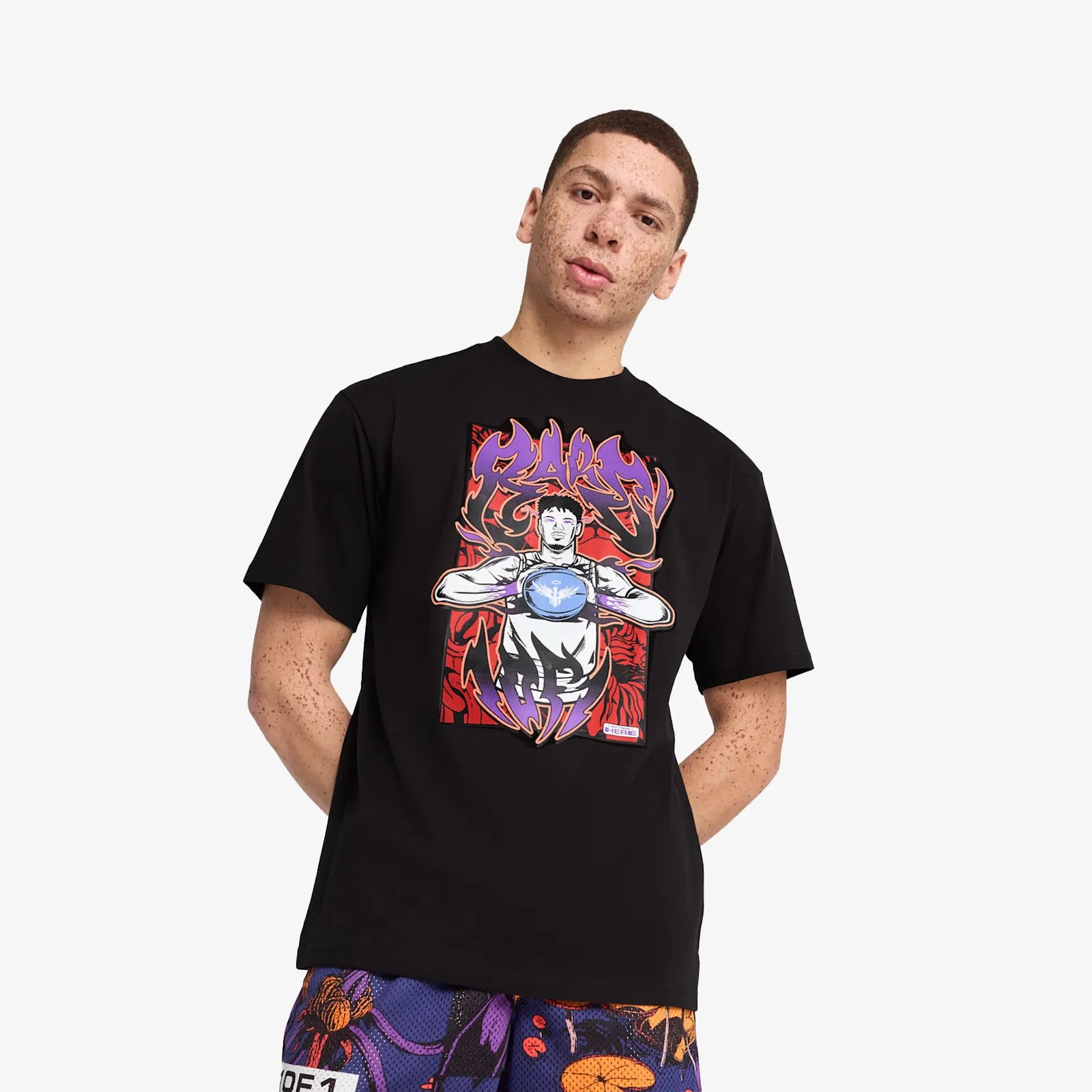 Melo Phoenix Graphic T-Shirt - Black