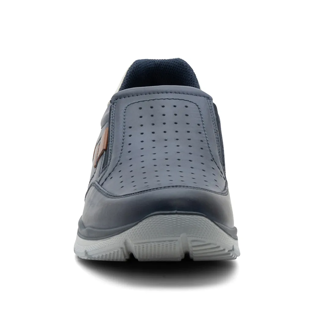 Mens Ara Belton in Blue/Brown/White