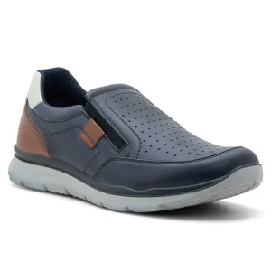 Mens Ara Belton in Blue/Brown/White