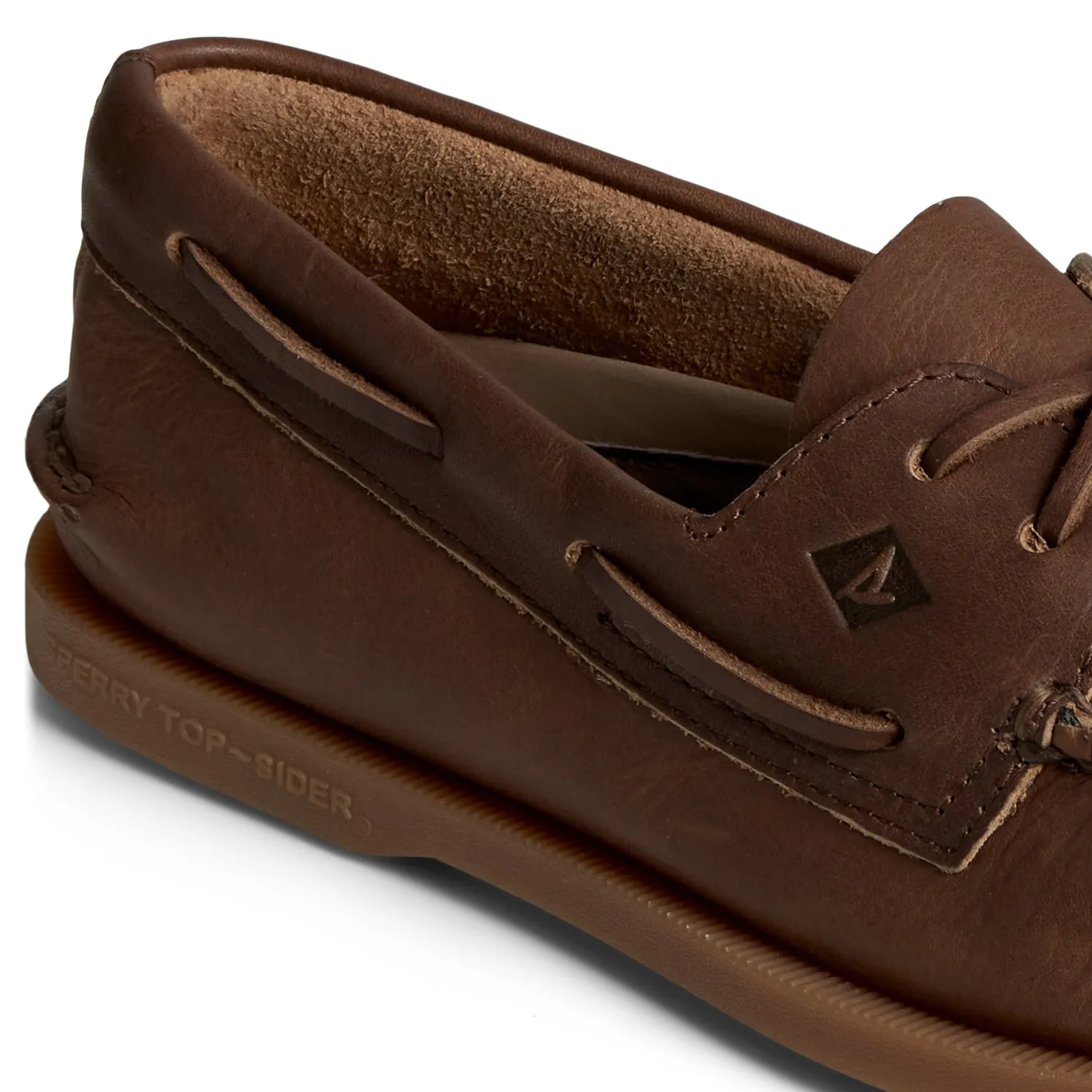 Men's Authentic Original™Cross Lace Leather Boat Shoes Topsider - Brown (24F001410)