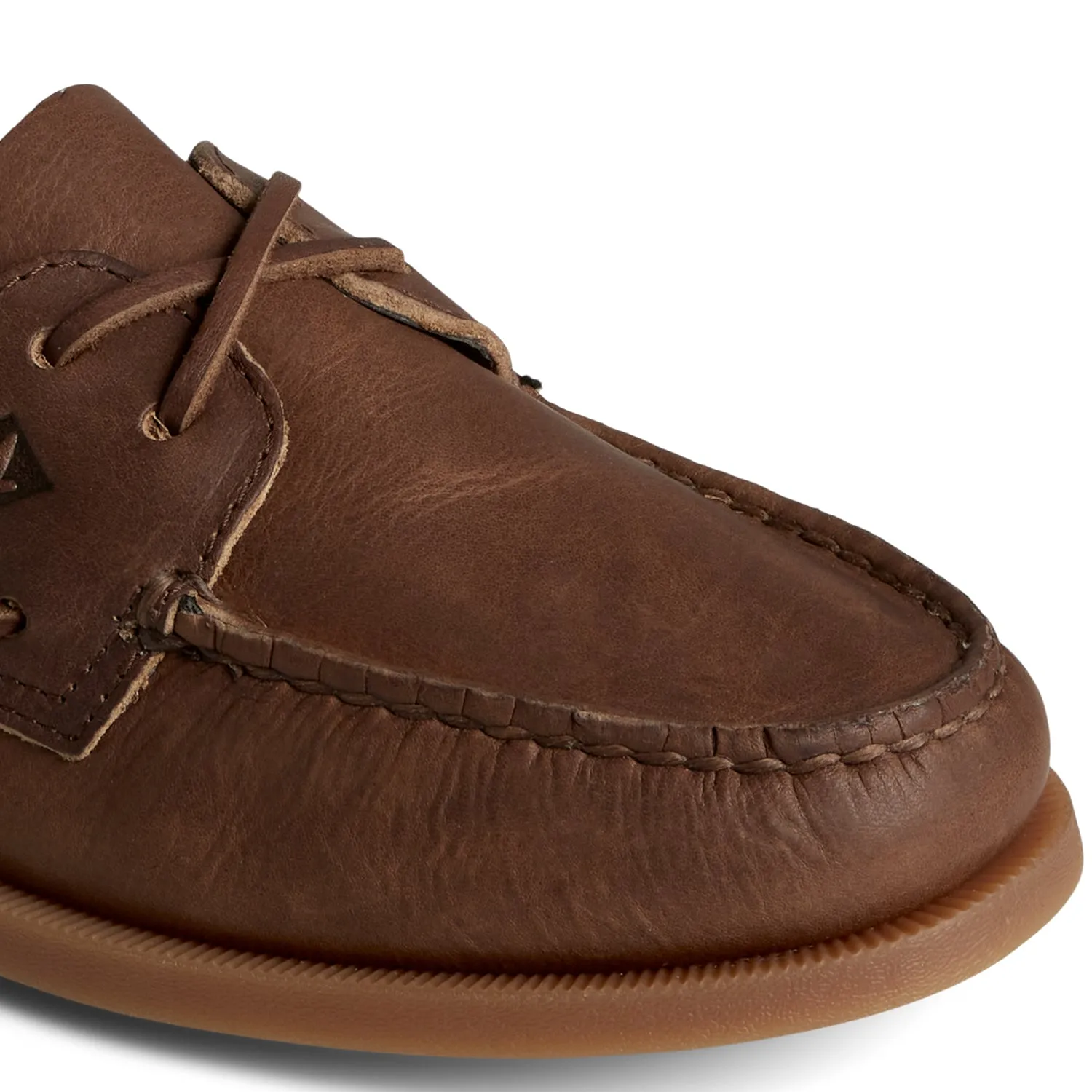 Men's Authentic Original™Cross Lace Leather Boat Shoes Topsider - Brown (24F001410)