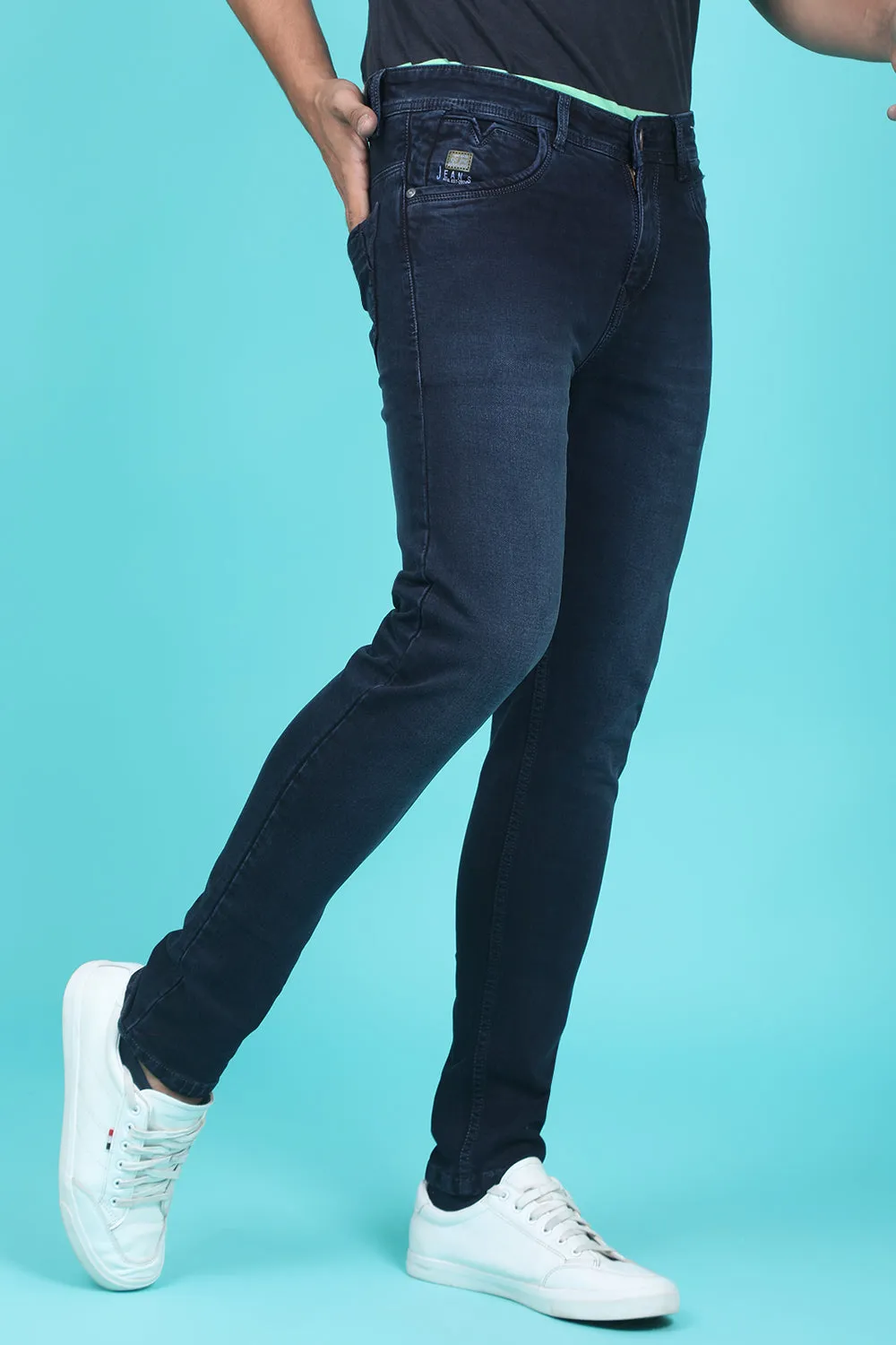 Men's Blue Denim Slim Fit RANGER-6019-1 Jeans