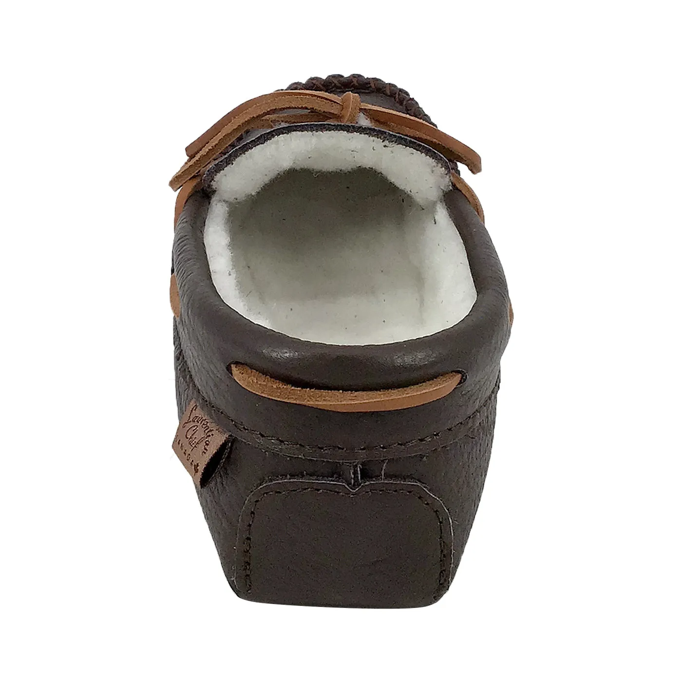 Men's Buffalo Hide Fleece Lined Moccasins