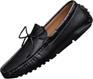 Men's Classic Bow Softsole Driving Moccasins Loafer