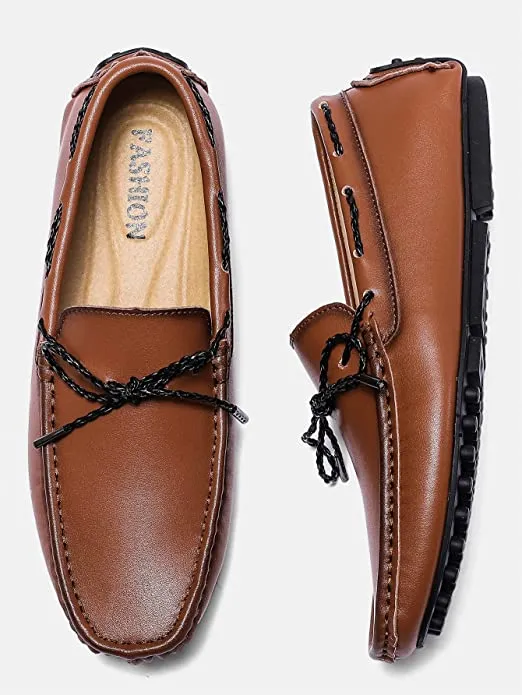 Men's Classic Bow Softsole Driving Moccasins Loafer