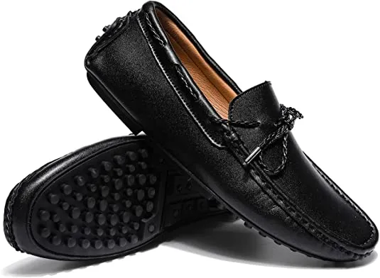 Men's Classic Bow Softsole Driving Moccasins Loafer