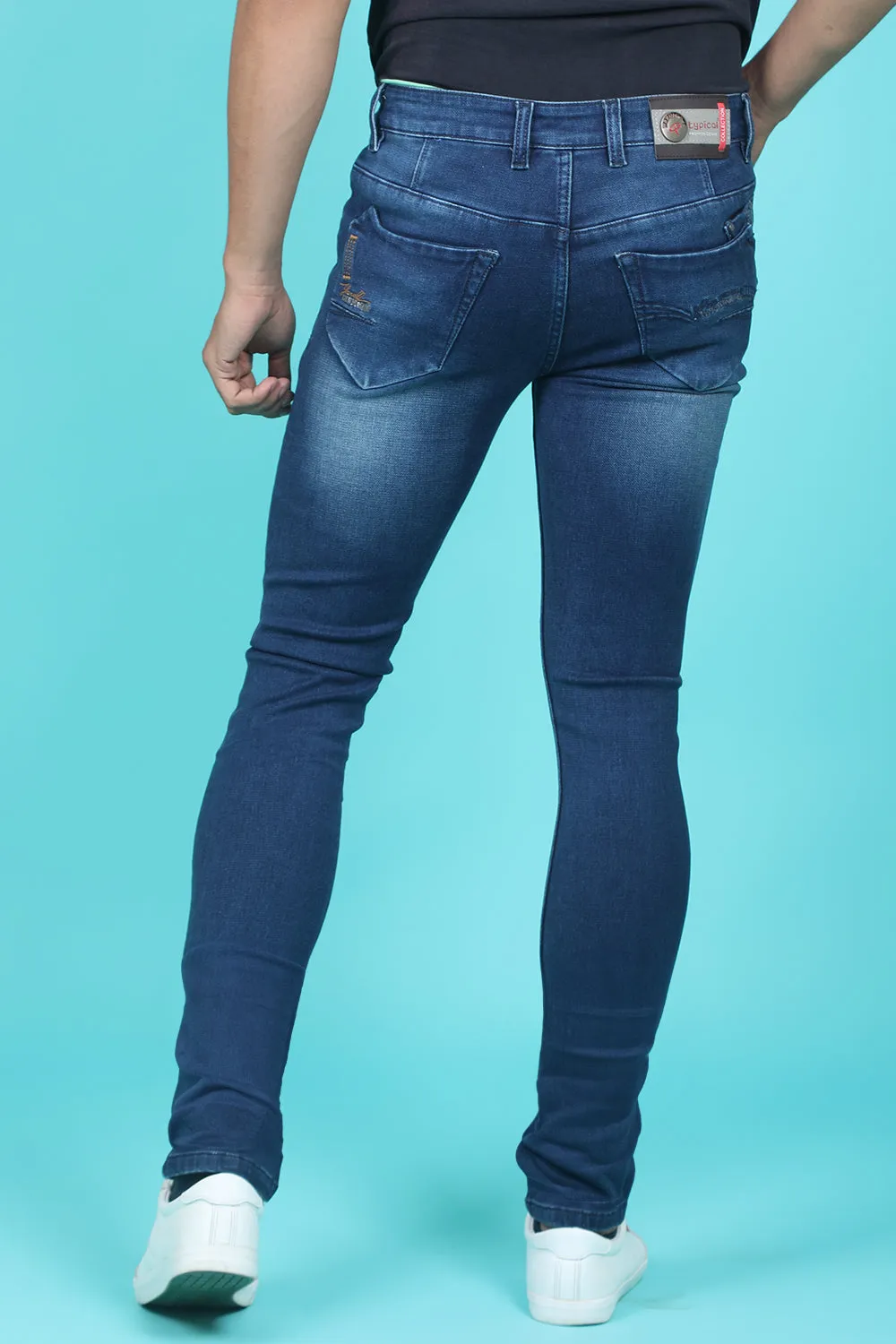 Men's Dark Blue Denim Slim Fit QLC-5339-2 Jean
