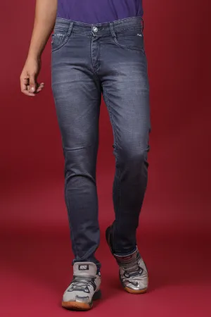 Men's Light Grey Denim Slim Fit MARS 8014 Jean