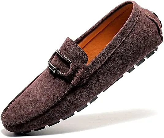 Men's Suede Driving Moccasins Loafer