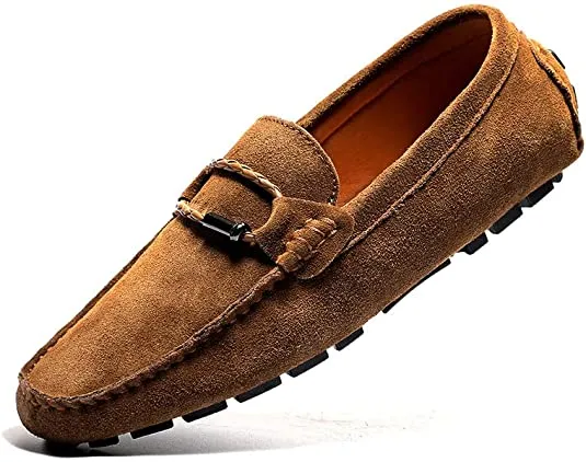 Men's Suede Driving Moccasins Loafer