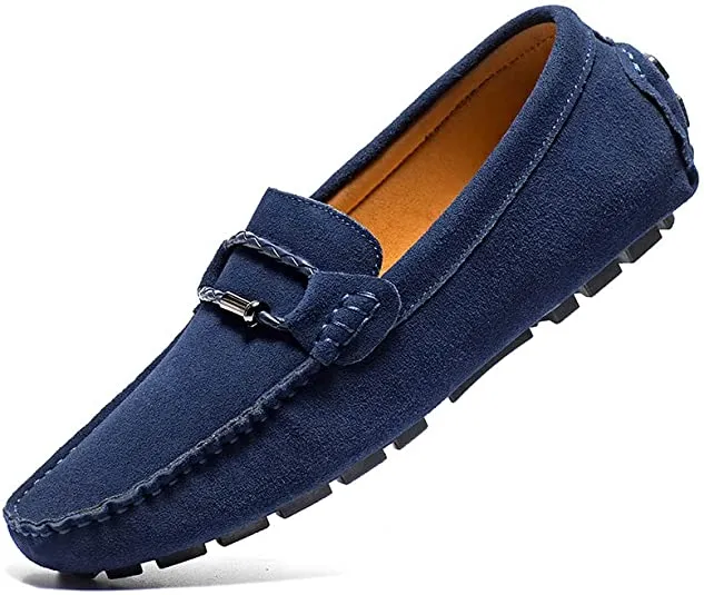 Men's Suede Driving Moccasins Loafer
