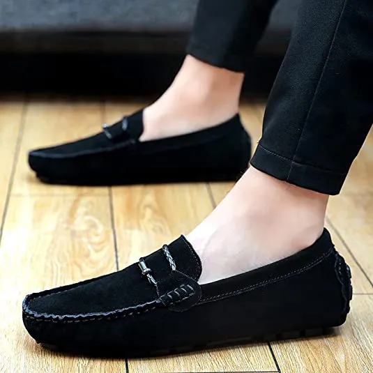 Men's Suede Driving Moccasins Loafer
