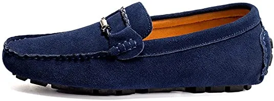 Men's Suede Driving Moccasins Loafer