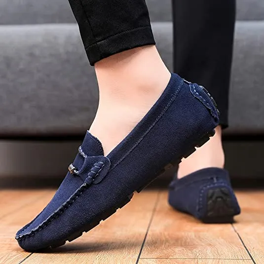 Men's Suede Driving Moccasins Loafer