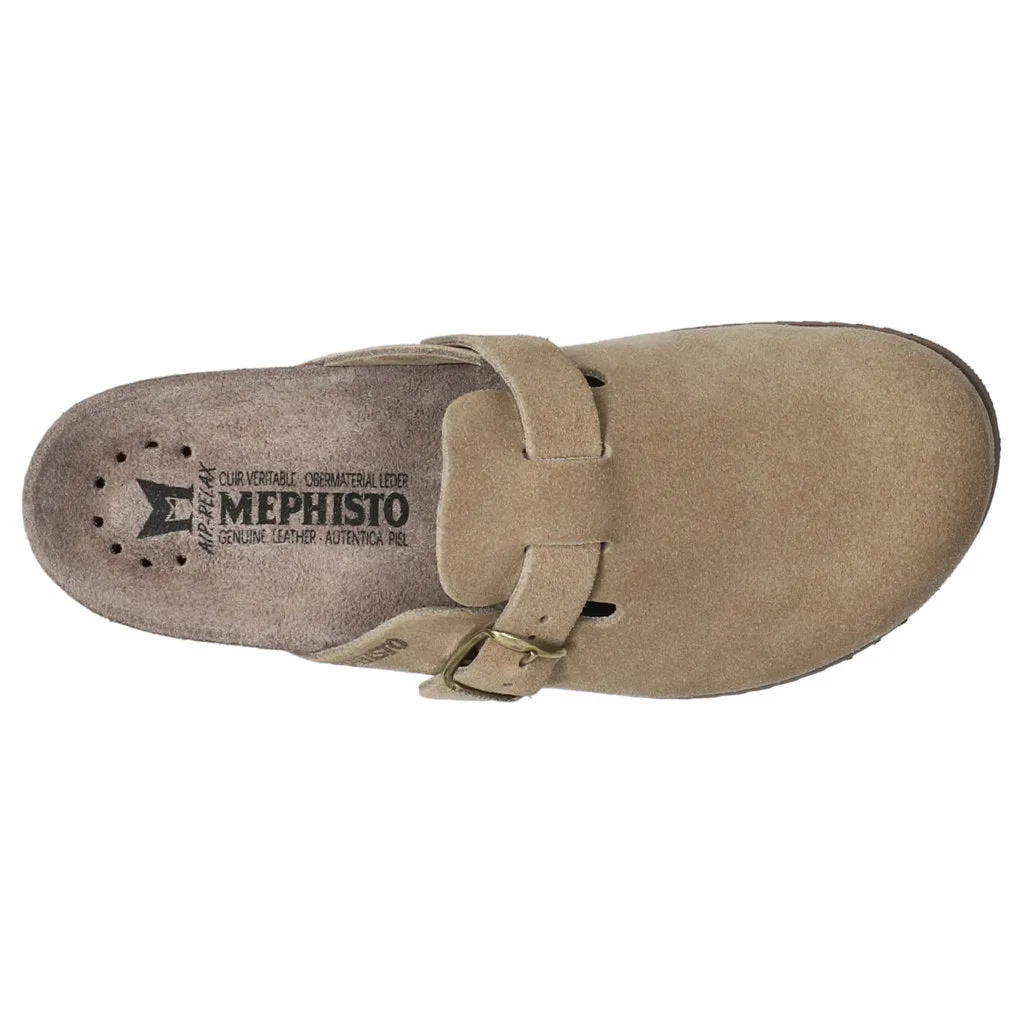 Mephisto Halina Velvet Leather Women's Slide Sandals
