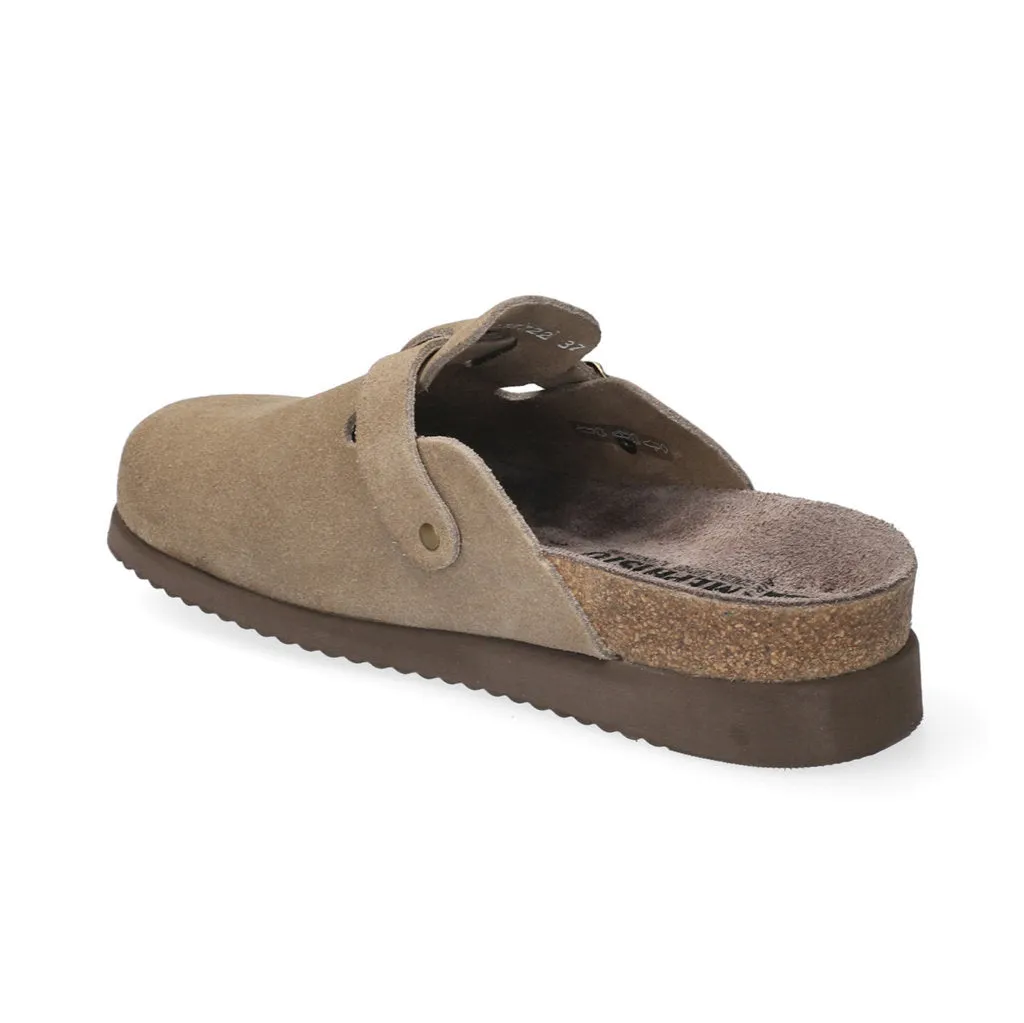Mephisto Halina Velvet Leather Women's Slide Sandals