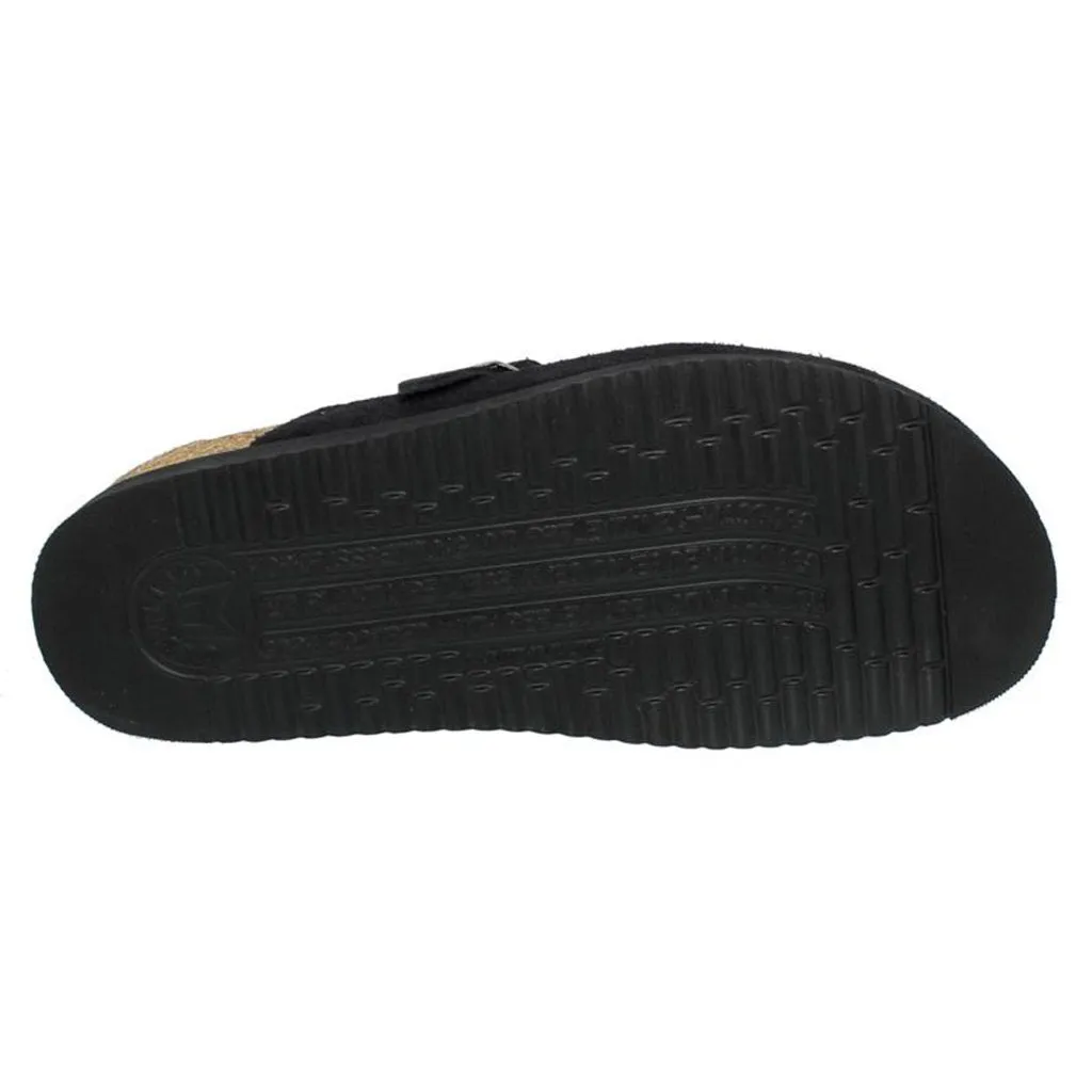 Mephisto Halina Velvet Leather Women's Slide Sandals