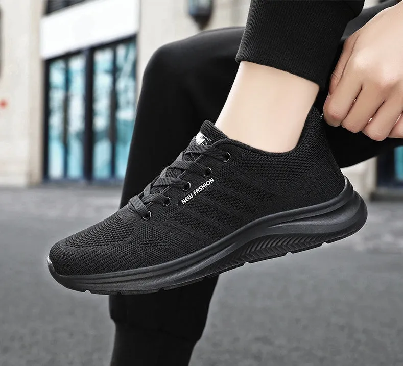 Minimalist Knitted Casual trainer Sneakers for Men's Everyday Style