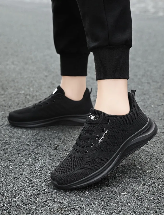 Minimalist Knitted Casual trainer Sneakers for Men's Everyday Style