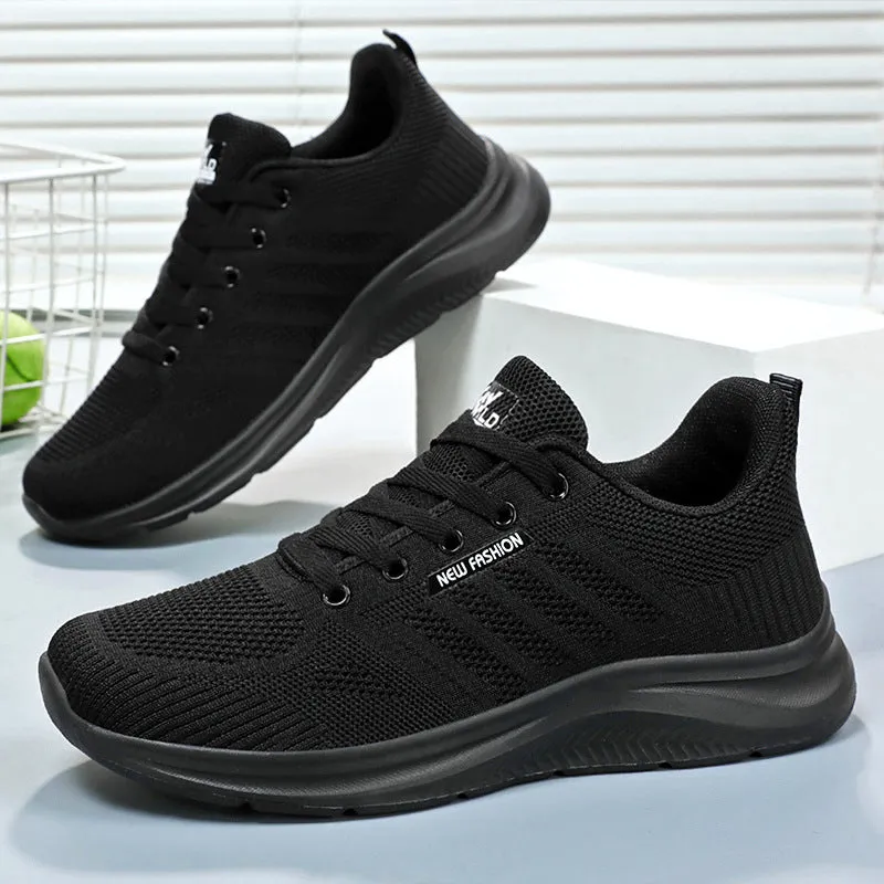 Minimalist Knitted Casual trainer Sneakers for Men's Everyday Style