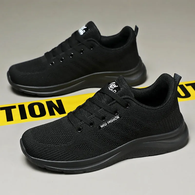 Minimalist Knitted Casual trainer Sneakers for Men's Everyday Style